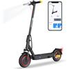 EVERCROSS EV10K PRO Monopattino Elettrico Adulto, 10'' Monopattino Elettrico Pieghevole, Scooter Elettrico con Batteria 410WH, Velocità Max 25km/h, Controllo dell'app, Doppi Ammortizzatori