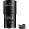 TTArtisan Obiettivo macro F2.8 da 100 mm con corpo in metallo 2x con attacco a slitta fredda compatibile con attacco Nikon Z - Nero