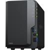 Synology DS223 - Stazione di disk NAS a 2 bay (Realtek RTD1619B quad-core 2GB Ram 1xRJ-45 1GbE LAN) bundle con 2 x 2TB WD RED Plus HDD WD20EFZX - 68AWUN0