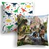 MUSOLEI Federa copricuscino unicorno sirena 45x45 cm bambino bambina 2 federe in velluto con cerniera lavabile letto camera da letto soggiorno divano sedia auto regalo