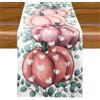 Aitsite Runner Da Tavola Autunnale, Autunno Decorazioni, Zucca Autumn Decor, Decorazione Runner Autunnale, Decorazione Per Esterni, Decorazioni Autunnali casa 40 X 180cm (Pink Pumpkin)