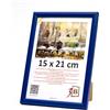 3-B Cornice Maui, blu scuro, 15 x 21 cm (A5), cornice in legno, cornice per foto, cornice per documenti con vetro acrilico