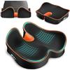 POOTACK Cuscino Sedia Ufficio, Cuscino Ortopedico Seduta per Coccige, Cuscino antidecubito Ergonomico Memory Foam per Auto, per Alleviare il Dolore All'anca inclusi Coccige