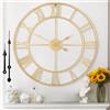 Mee 2ou Orologio Da Parete Moderno E Vintage, Orologio Da Parete Grande Silenzioso Senza Ticchettio, Disponibile In 40 cm, 47 cm, 60 cm, 80 cm, 100 cm, Ideale Per Soggiorno, Cucina, Ufficio