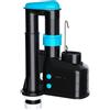 SPARES2GO Sifone per WC a Doppio Scarico Regolabile In Altezza da 7,5 a 9,5 Leva Di Troppo Pieno Interna per Cassetta WC