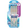 PAPER MATE Papermate Replay - Penna a sfera cancellabile con gommina, confezione da 4, multicolore