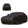 LPLILIZHONG Telo Copriauto Antigrandine Per Maserati Ghibli, Copertura Auto Per Esterno，Telo Auto Impermeabile Traspirante, Anti-UV, Protezione Dal Sole E Dalla Polvere Telo Auto(Black Red)