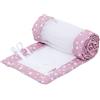 Babybay Babynest Mesh-Piqué Suitable For Model Maxi, Boxspring, Comfort And Comfort Plus, Berry Stars White - 200 g