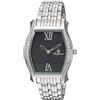Burgmeister BM806-121 - orologio al quarzo da donna, con quadrante nero analogico e cinturino in acciaio inox color argento.