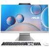 ASUS AIO F3702WFAK#B07ML1XD2K, Display 27, 75Hz, Processore AMD Ryzen™ 5 7520U, RAM 16GB, 512GB SSD PCIE, Windows 11 Home, Bianco