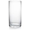WGVI WGV Vaso cilindrico, 10,2 cm di larghezza x 20,3 cm di altezza, contenitore floreale, centrotavola in vetro per feste di nozze, decorazione per casa e ufficio, trasparente, 1 pezzo