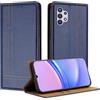 Mo-Beauty Cover per Samsung Galaxy A32 5G, Premium Pelle PU Flip Libro Custodia con [Slot Schede] [Supporto Stand] [Magnetica Chiusura] Cover per Samsung A32 5G - Blu