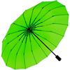 iX-brella Ombrello tascabile, 16 pezzi, con apertura manuale, verde, 98 cm, Ombrello tascabile apribile
