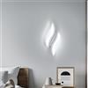 Dorlink Plafoniera LED Parete Camera da Letto, 20W Applique Interno Moderno, 6500K Lampada Soggiorno, Foglia per Corridoio, Scala