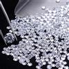 Glitzy Gems Lotto 500 pezzi CVD diamanti sfusi tondi 0,70 mm colore H, certificato IF-Cla...