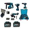 MagiShop Kit 5in1 Smerigliatrice + Tassellatore + Avvitatore + Luce + Pneumatico 88V