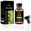Besstoil Olio essenziale dell'albero del tè 100% organico puro e non diluito, unghie e capelli per il viso, trattamento per l'acne (60ml)