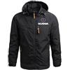 JACOJE Giacca Con Cappuccio Softshell Da Uomo Cappotti Impermeabili Per Top Con Stampa Scania Cappotto Da Donna Con Tasche Per Viaggi In Bicicletta All'aperto-Black 4||XXL