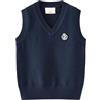Gilet Maglione Bambini Yishengwan - 100% Cotone, Scollo A V, Senza Maniche, Unisex