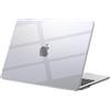 eleger Cover compatibile con MacBook Air 15 pollici M5 A3448 M4 A3241 M3 A3114 M2 A2941, uscita nel 2026 2025 2024 2023, Custodia dura per Mac Book Air 15, Cristallo trasparente
