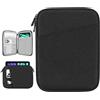 Dadanism 8-9 Custodia Sleeve per Tablet Compatibile con iPad Mini 7/6 8,3 2024/2021, iPad Mini 5/4/3/2/1 7,9, Galaxy Tab A7 Lite 8,7/Tab A 8,0, Tab M8 (4/3/2) 8, Tab M9 9 2023, Nero
