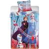 arlis Parure copripiumino Disney Frozen - 1 copripiumino + 1 federa - 100% cotone (biancheria da letto Frozen, 140 x 200 cm)