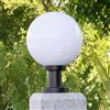 Chao Zan Lampione da Giardino, Lampada Design Sfera da Giardino, Sfera Pilastro Luci, palle luminose da giardino, Lampada da esterno a globo per illuminazione di percorsi (Φ25cm)