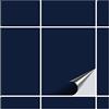 FoLIESEN - Adesivi per piastrelle 20x25 cm | Adesivi murali autoadesivi per bagno e cucina I Resistenti ai graffi e rimovibili | 15 Decalcomania per piastrelle, .:Blu nero lucido