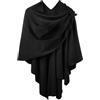 HOTUT Donna Autunno Poncho, Grande Scialle Wrap Coperta Coperta Elegante Scialle Cappotto, Capes Scialle Cardigan Maglione Cappotto per Felpa Natale Regalo Lungo Coperta Abito