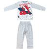 Fashion UK Pigiama Invernale Spiderman Logo a Maniche Lunghe Bambino (3 Anni - 98 cm)