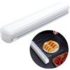 duozoanz Alimenti Taglia Pellicola Dispenser Pellicole - Cling Film Cutter Taglierina Porta Rotolo Portarotolo Adatto per Larghezze Inferiori a 32 cm Involucro di Plastica Foglio Alluminio Carta da Forno