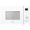 EDESA Microonde EMW-2020-IG WH ad incasso da 20 litri, 800 W e con grill 1000 W Contenitore interno in acciaio inox Funzioni di sbrinamento e riscaldamento Larghezza 59,5 Colore Bianco