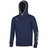 Mizuno Felpa con Cappuccio Maglioncino, Navy, XXL Uomo