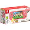 NINTENDO SWITCH LITE CONSOLE ALOHA ISABELLE + ANIMAL CROSSING NEW HORIZON ITALIA