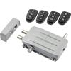 ARREGUI CI10P Serratura di Sicurezza Invisibile per Porta con 4 Telecomandi, Antifurto, Serratura Elettronica per Porta, Serratura Wireless, Catenaccio Interno, argento