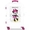 Disney Enjoy The Day, Valigia Media Per Bambini 68 Cm Donna, Bianco (White), 48x68x26 cms
