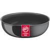 Lagostina Ingenio Vivissima, Wok in Ceramica Antiaderente Ø26 cm Utilizzabile con Manico Rimovibile (non incluso), Adatto a Tutte le Fonti di Calore Inclusa Induzione