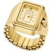 Fossil Orologio da donna Raquel, movimento al quarzo a due lancette con cinturino in acciaio inossidabile, 14 mm, Tono oro