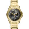 Armani Exchange Orologio per uomo, Movimento al quarzo multifunzione e cassa da 44 mm con cinturino in acciaio, Tono oro e grunge