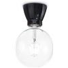 Ideal Lux WINERY PL1 NERO Mod. 155142 Lampada Da Soffitto 1 Luce