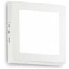 Ideal Lux UNIVERSAL PL D17 SQUARE 3000K Mod. 138633 Lampada Da Soffitto 1 Luce