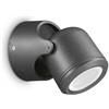 Ideal Lux XENO AP1 NERO Mod. 129464 Lampada Da Parete 1 Luce