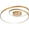 Ideal Lux OZ PL ON-OFF OTTONE 3000K Mod. 269429 Lampada Da Soffitto 1 Luce