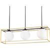 Ideal Lux LINGOTTO SP3 OTTONE Mod. 198125 Lampada A Sospensione 3 Luci
