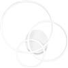 Ideal Lux FRAME PL CERCHIO BIANCO 3000K Mod. 255019 Lampada Da Soffitto 1 Luce