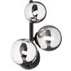 Ideal Lux PERLAGE AP3 FUME' Mod. 271439 Lampada Da Parete 3 Luci