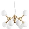 Ideal Lux NODI SP9 OTTONE Mod. 241036 Lampada A Sospensione 9 Luci