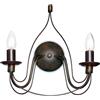Ideal Lux CORTE AP2 RUGGINE Mod. 057200 Lampada Da Parete 2 Luci