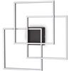 Ideal Lux FRAME PL QUADRATO NERO 3000K Mod. 270678 Lampada Da Soffitto 1 Luce