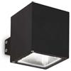 Ideal Lux SNIF AP1 SQUARE NERO Mod. 123080 Lampada Da Parete 1 Luce